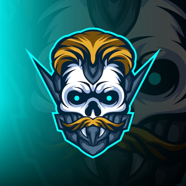 Download Free Barber Skull Monster Gaming Esport Mascot Logo Premium Vector Use our free logo maker to create a logo and build your brand. Put your logo on business cards, promotional products, or your website for brand visibility.