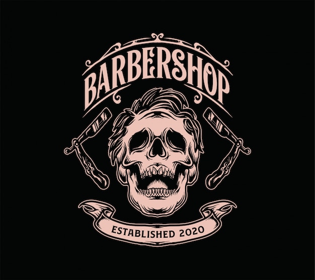 Download Free Barber Skull Premium Vector Use our free logo maker to create a logo and build your brand. Put your logo on business cards, promotional products, or your website for brand visibility.