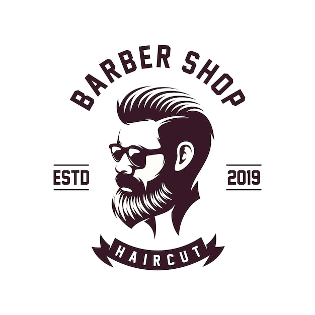 Download Free Barbershop Logo Premium Vector Use our free logo maker to create a logo and build your brand. Put your logo on business cards, promotional products, or your website for brand visibility.
