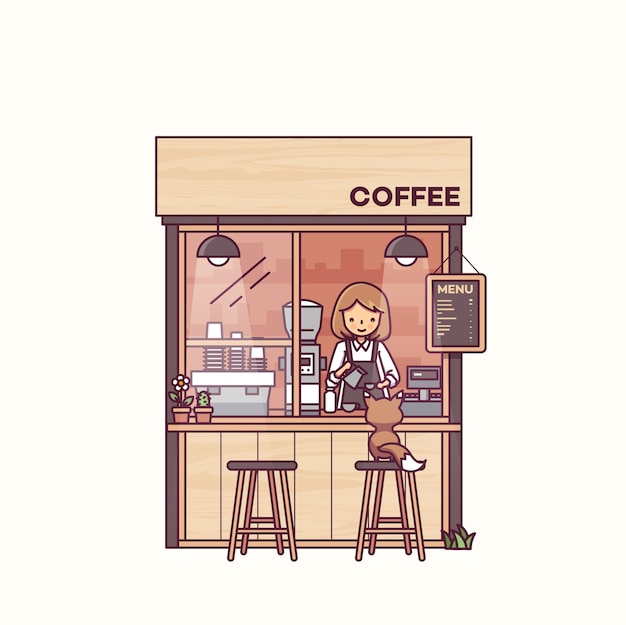 Free Free Coffee Shop Svg 821 SVG PNG EPS DXF File