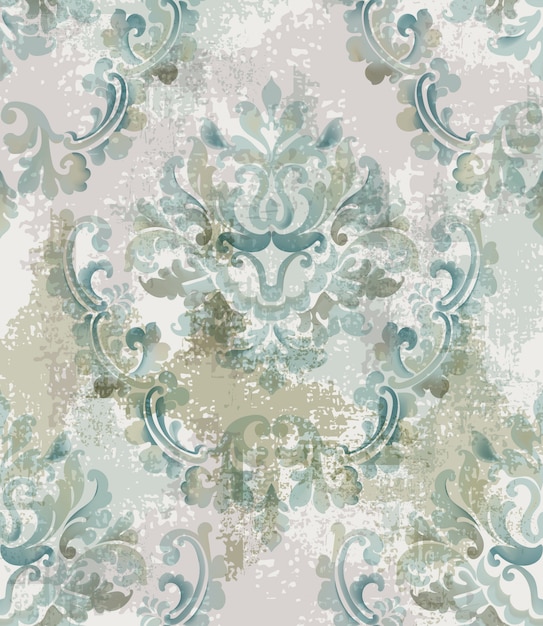 Premium Vector | Baroque texture pattern