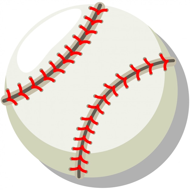 Baseball. cartoon vector illustration isolated on white Premium Vector