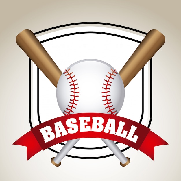 Baseball design Premium Vector