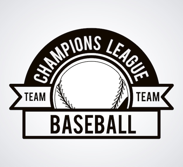 Download Premium Vector | Baseball league design