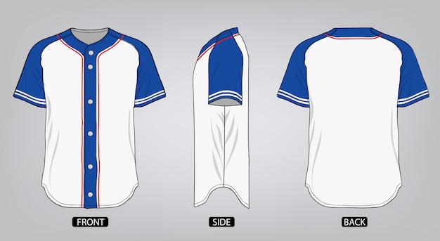 Download Baseball shirt design template | Premium Vector