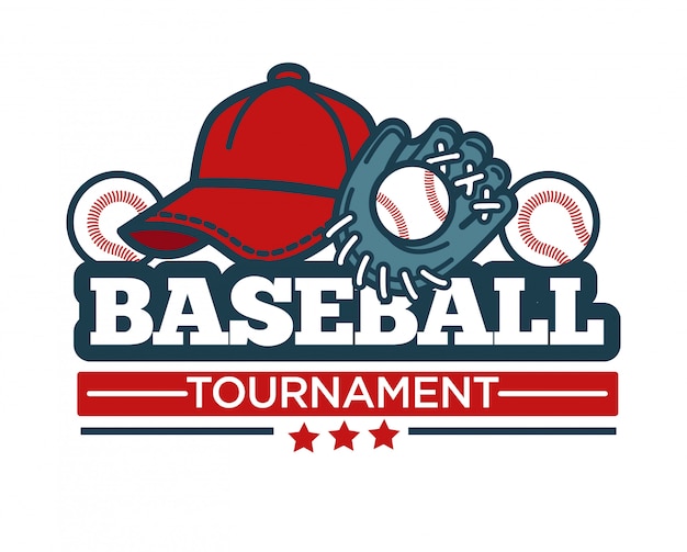 Premium Vector Baseball tournament logo