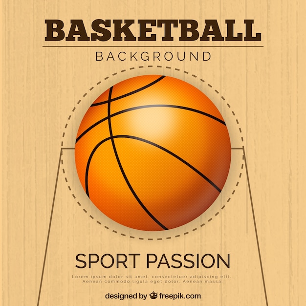 Basketball background design