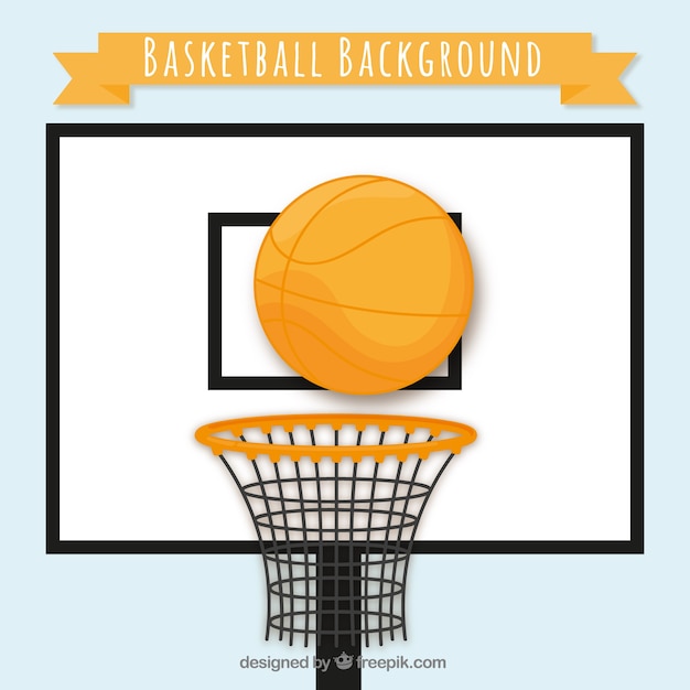 Basketball basket background