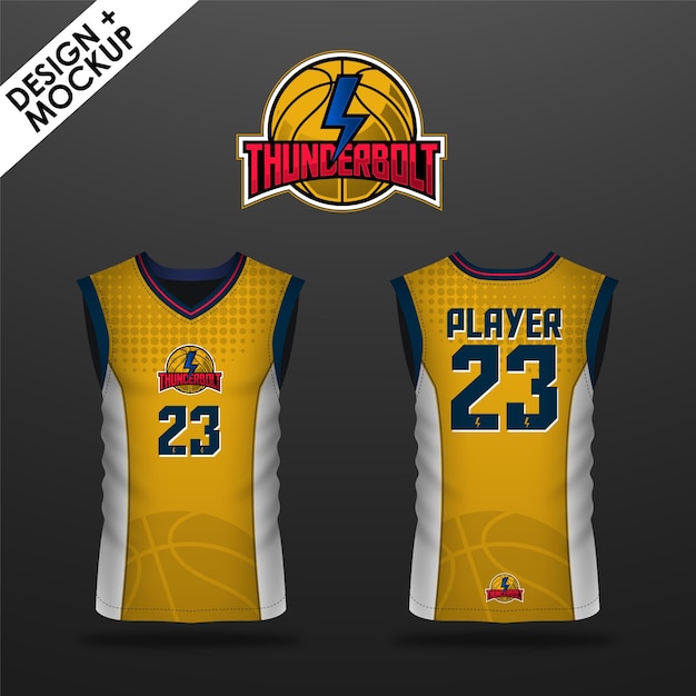 Download Basketball jersey design | Premium Vector