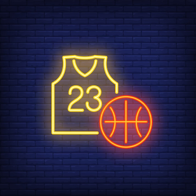 neon basketball jersey