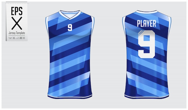 Download Basketball jersey template design Vector | Premium Download