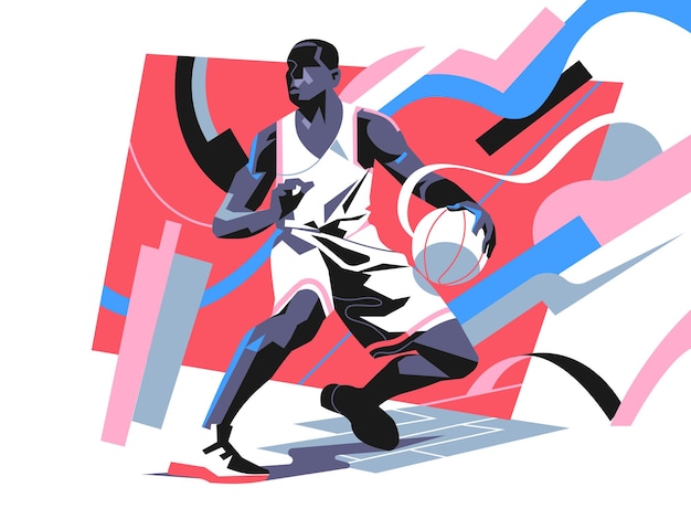 premium-vector-basketball-player-preparing-to-make-a-shoot