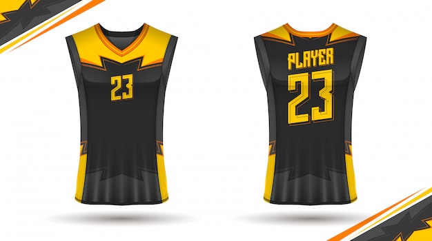 basketball jersey back design