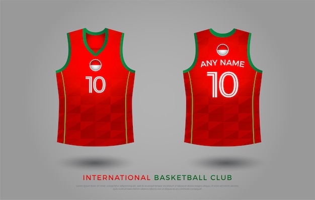 Download Basketball t-shirt design uniform set of kit. basketball ...