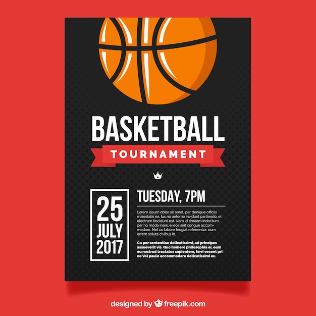 Basketball Tournament Invitation Template 7