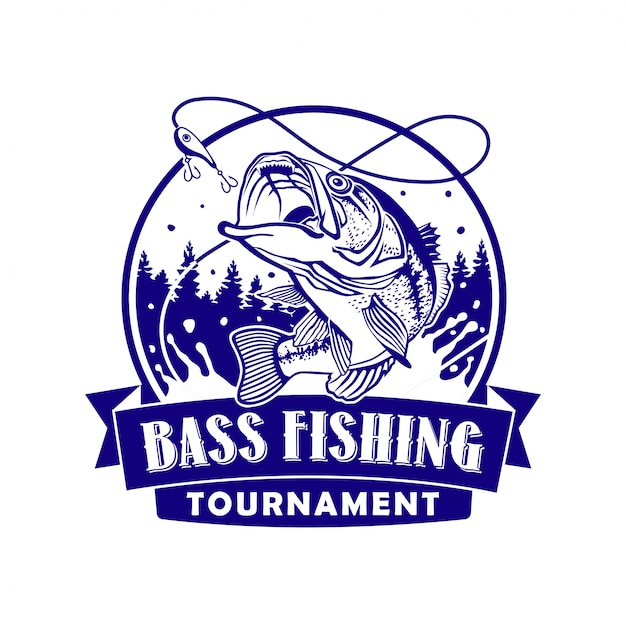 Download Bass fishing tournament Vector | Premium Download
