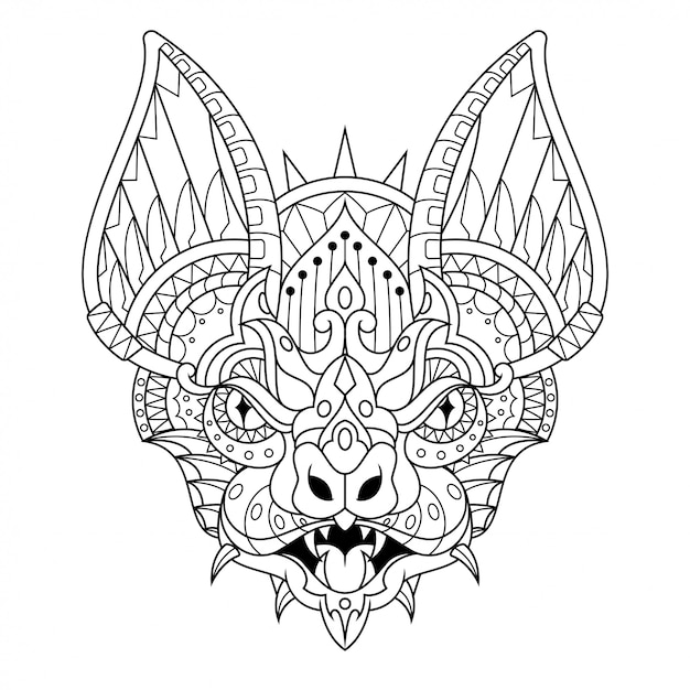 Download 9203 Mandala Bat Svg Svg Png Eps Dxf File Free For Personal And Commercial Use