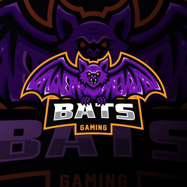 Download Free Bat Mascot Logo Esport Gaming Illustration Premium Vector Use our free logo maker to create a logo and build your brand. Put your logo on business cards, promotional products, or your website for brand visibility.