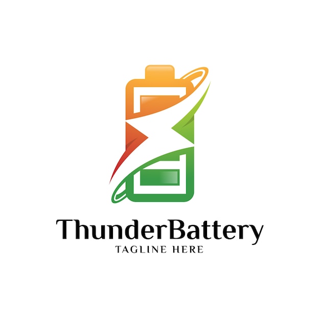 Download Free Battery Power And Thunder Lightning Logo Premium Vector Use our free logo maker to create a logo and build your brand. Put your logo on business cards, promotional products, or your website for brand visibility.