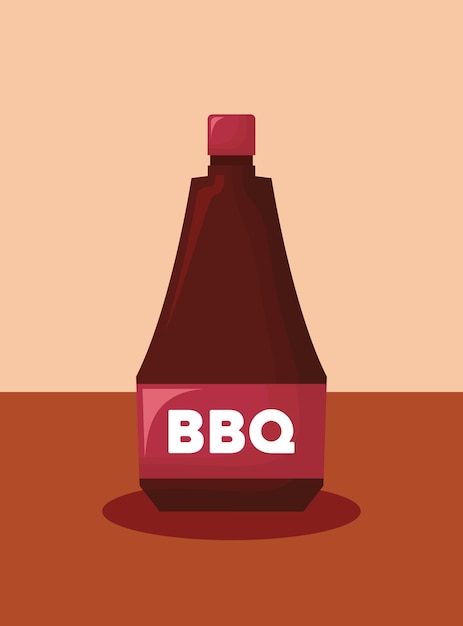 Premium Vector Bbq Sauce Bottle