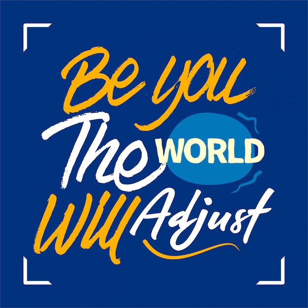 For you the world