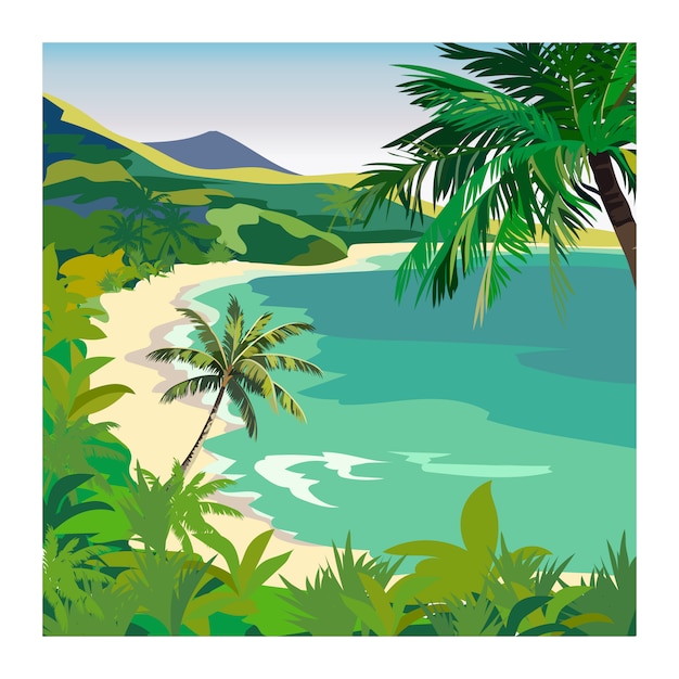Beach background design