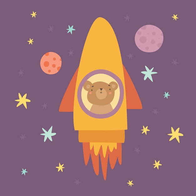 rocket teddy bear