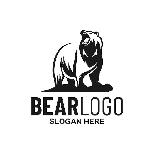 Premium Vector | Bear Logo Design Template Inspiration Vector Illustration