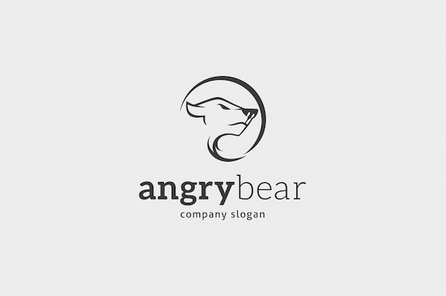 Download Free Bear Logo Template Premium Vector Use our free logo maker to create a logo and build your brand. Put your logo on business cards, promotional products, or your website for brand visibility.