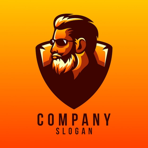 Download Free Beard Logo Design Premium Vector Use our free logo maker to create a logo and build your brand. Put your logo on business cards, promotional products, or your website for brand visibility.