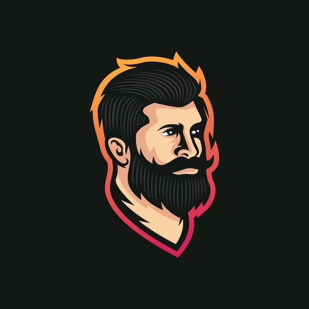 Download Free Beard Man Barber Shop Logo Vector Illustration Premium Vector Use our free logo maker to create a logo and build your brand. Put your logo on business cards, promotional products, or your website for brand visibility.