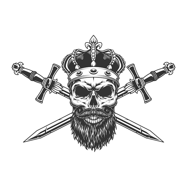Free Free 273 Skull Crown Svg SVG PNG EPS DXF File