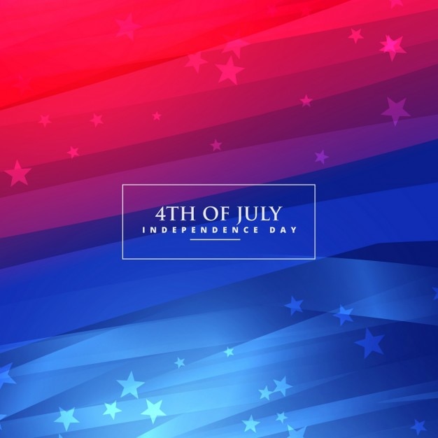 Beautiful 4th of July gradient background Free Vector