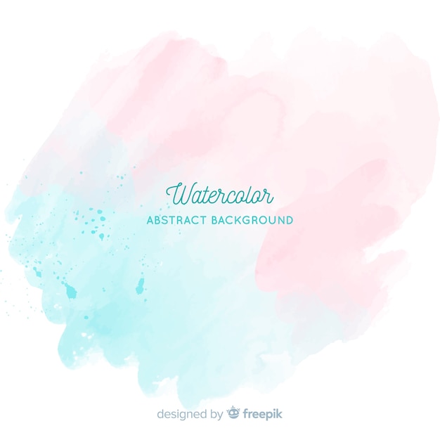 Beautiful abstract watercolor background Premium Vector
