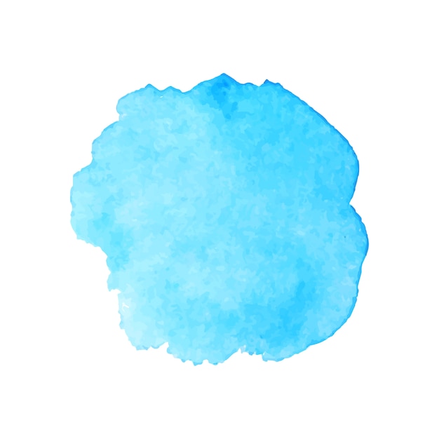 Download Beautiful blue watercolor splash | Free Vector