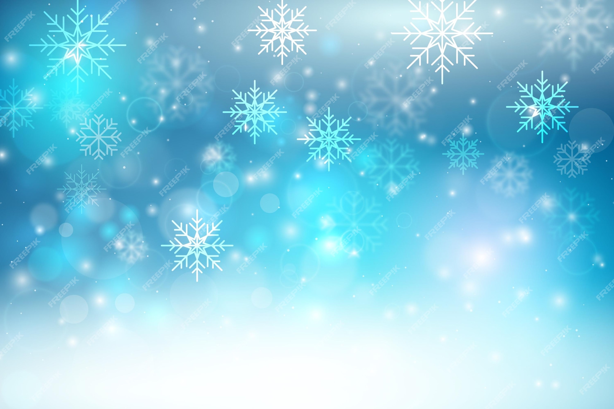 Premium Vector | Beautiful blurred winter wallpaper