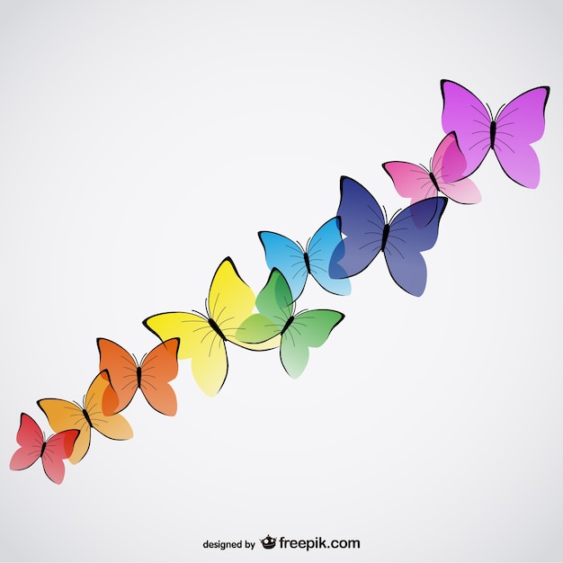 Download Beautiful butterflies Vector | Free Download