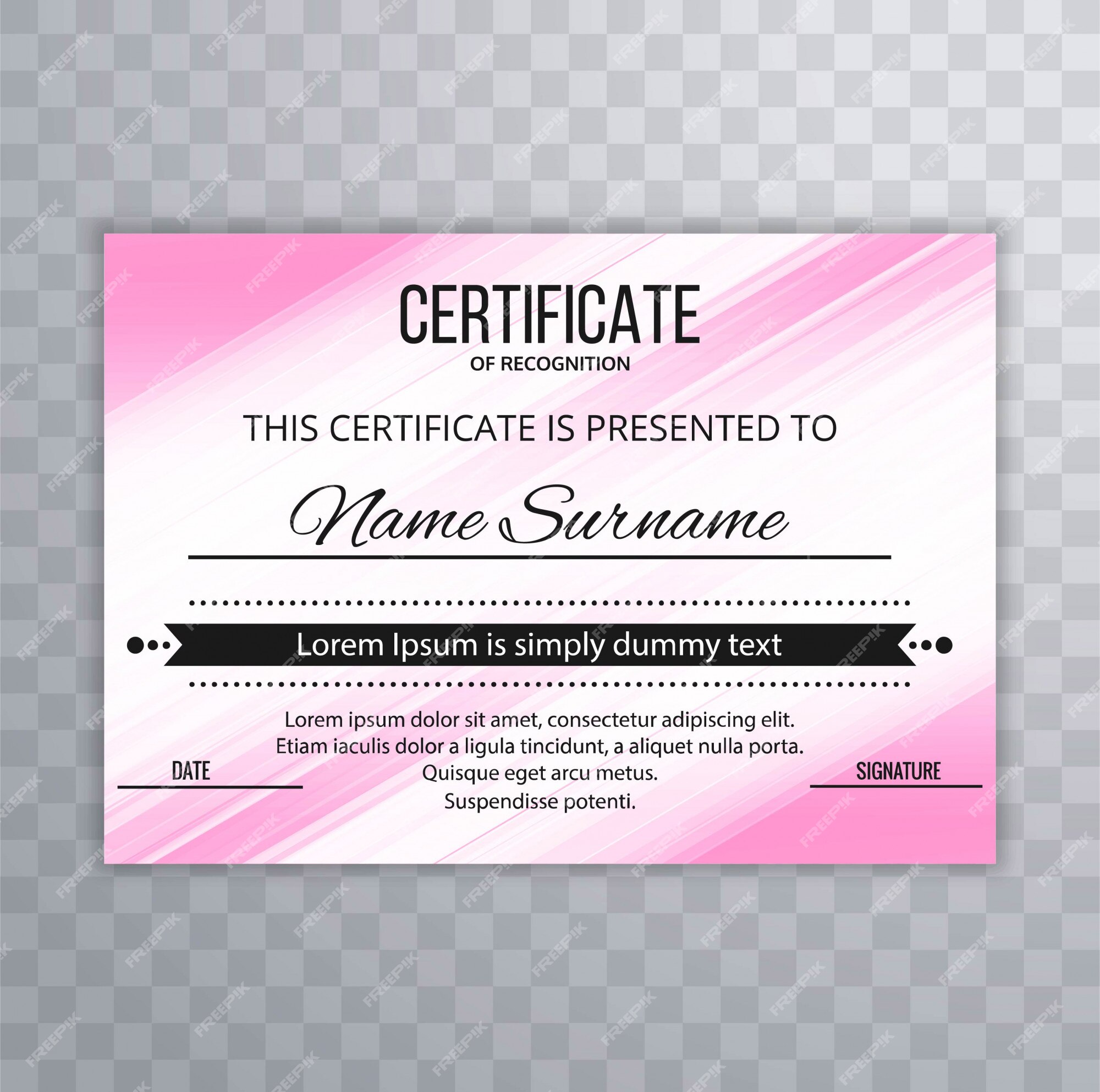 Premium Vector | Beautiful certificate