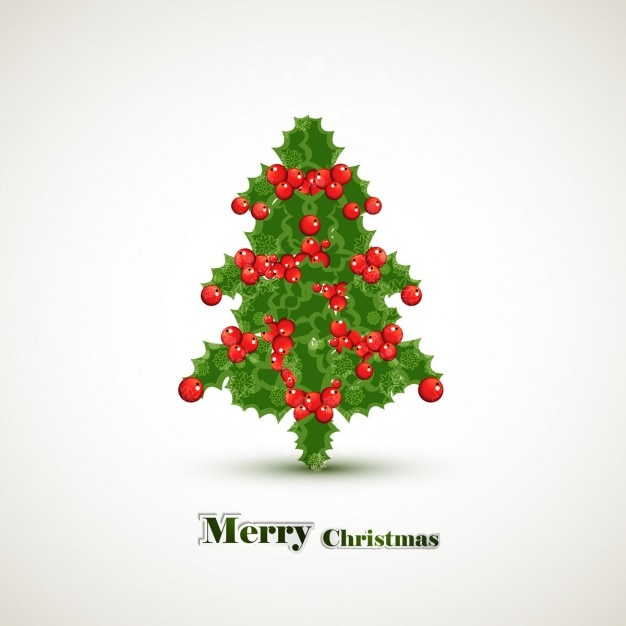 Beautiful Christmas tree Vector | Free Download