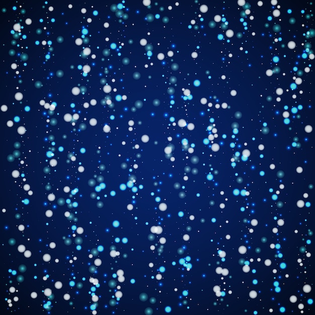 Download Premium Vector Beautiful Falling Snow Christmas Background Subtle Flying Snow Flakes And Stars On Dark Blue Night Background Alive Winter Silver Snowflake Overlay Template Curious Illustration 3D SVG Files Ideas | SVG, Paper Crafts, SVG File