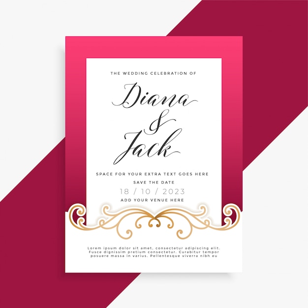 Free Invitation Card Design 10