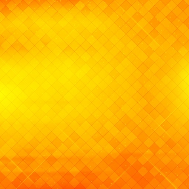 美しい幾何学的な黄色とオレンジ色の背景  無料のベクター