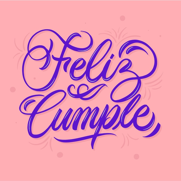 Download Beautiful happy birthday lettering | Free Vector