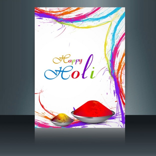 how to make a beautiful holi card