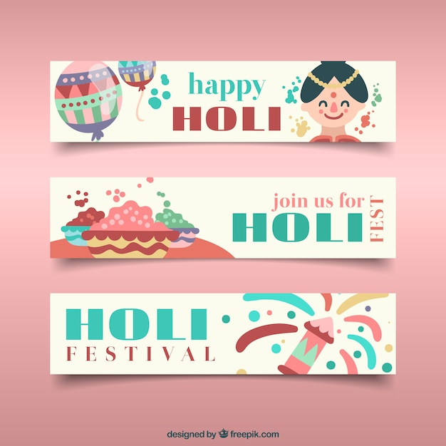 holi festival banner