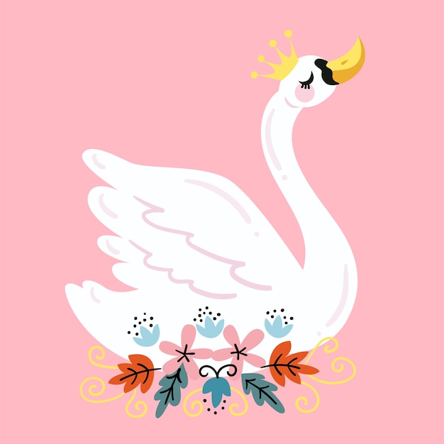 swan illustration free download