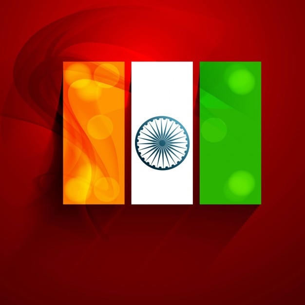 Download Beautiful Indian flag background Vector | Free Download
