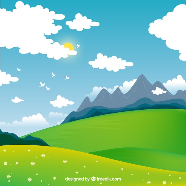 Download Free Beautiful Landscape Free Vector Use our free logo maker to create a logo and build your brand. Put your logo on business cards, promotional products, or your website for brand visibility.
