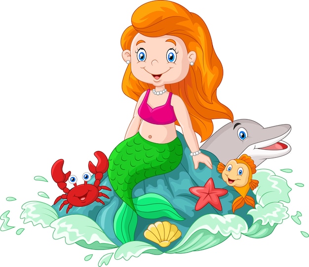 Free Free 174 Mermaid On Rock Svg SVG PNG EPS DXF File