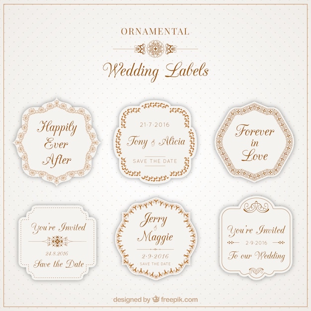 free-vector-beautiful-ornamental-labels-for-weddings